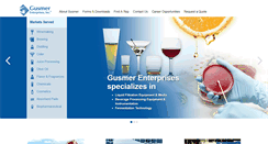 Desktop Screenshot of gusmerenterprises.com
